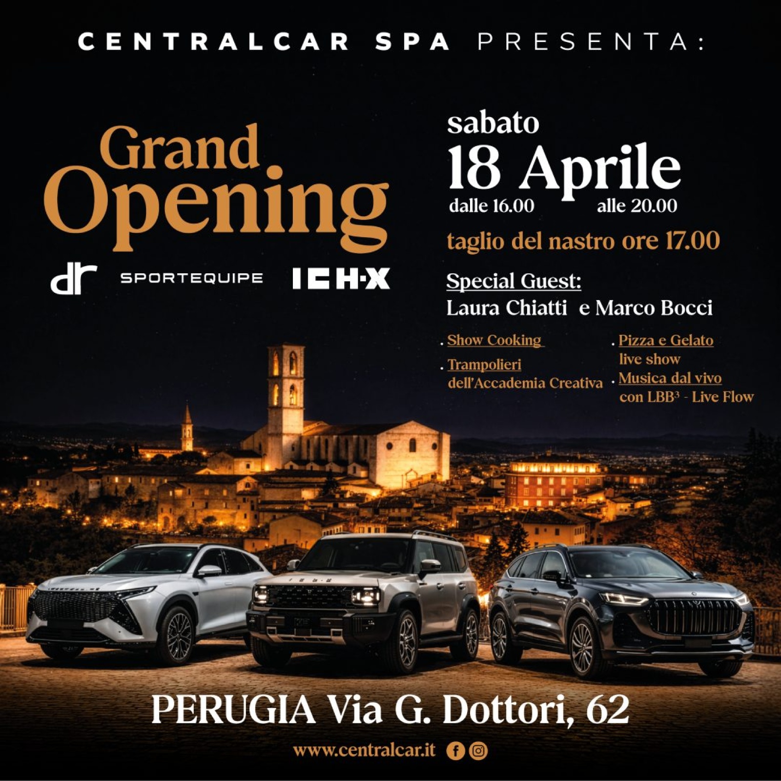 Centralcar inaugura a Perugia il nuovo showroom: Grand Opening il 18 aprile